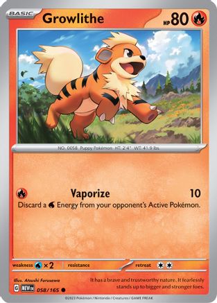 Growlithe (58) [SV: Scarlet and Violet 151] - Deck Out Gaming