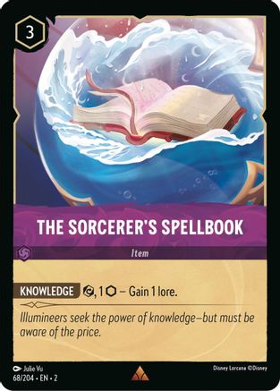 The Sorcerer's Spellbook (68/204) [Rise of the Floodborn] Cold Foil - Deck Out Gaming