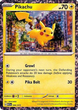 Pikachu (6) [McDonald's Promos 2023] Holofoil - Deck Out Gaming