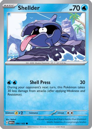 Shellder (90) [SV: Scarlet and Violet 151] Reverse Holofoil - Deck Out Gaming