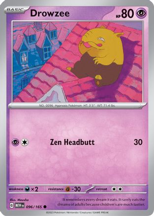 Drowzee (96) [SV: Scarlet and Violet 151] Reverse Holofoil