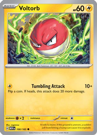 Voltorb (100) [SV: Scarlet and Violet 151] Reverse Holofoil - Deck Out Gaming