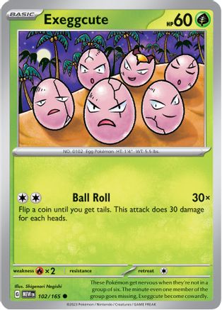 Exeggcute (102) [SV: Scarlet and Violet 151] Reverse Holofoil - Deck Out Gaming