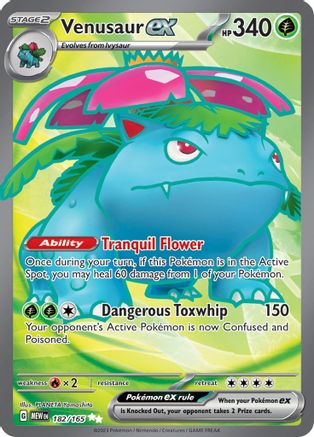 Venusaur ex - 182/165 (182) [SV: Scarlet and Violet 151] Holofoil - Deck Out Gaming