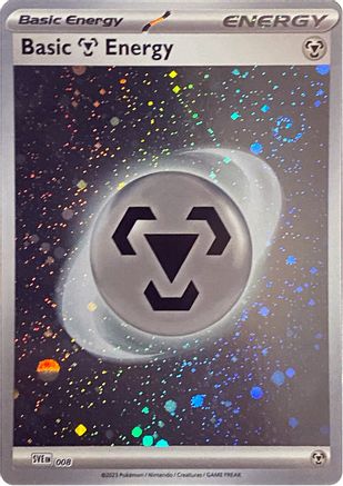 Basic Metal Energy (Cosmos Holo) (8) [SV01: Scarlet & Violet Base Set] Holofoil - Deck Out Gaming