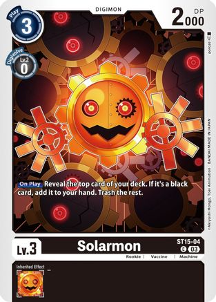 Solarmon (ST15-04) [Starter Deck 15: Dragon of Courage]