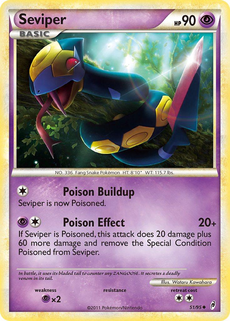 Seviper (51) [Call of Legends] Reverse Holofoil - Deck Out Gaming