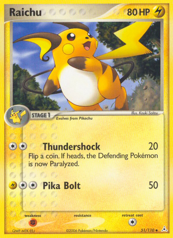 Raichu (51) [Holon Phantoms] - Deck Out Gaming