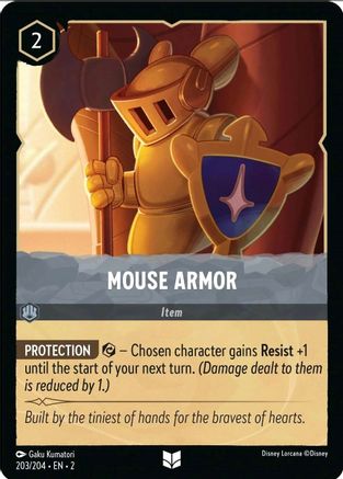 Mouse Armor (203/204) [Rise of the Floodborn] - Deck Out Gaming