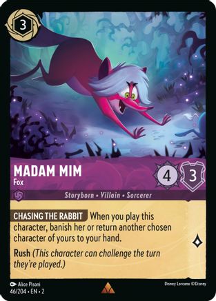 Madam Mim - Fox (46/204) [Rise of the Floodborn] - Deck Out Gaming