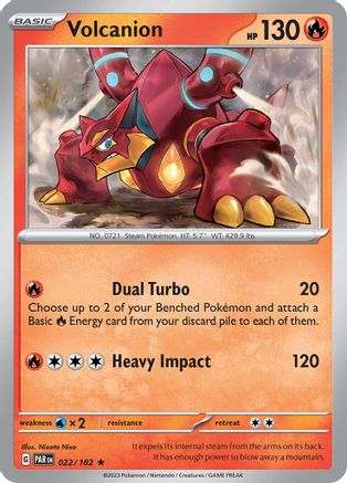 Volcanion (22) [SV04: Paradox Rift] Reverse Holofoil - Deck Out Gaming