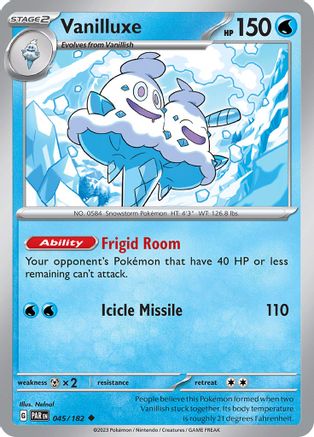 Vanilluxe (45) [SV04: Paradox Rift] Reverse Holofoil - Deck Out Gaming