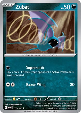 Zubat (110) [SV04: Paradox Rift] Reverse Holofoil - Deck Out Gaming