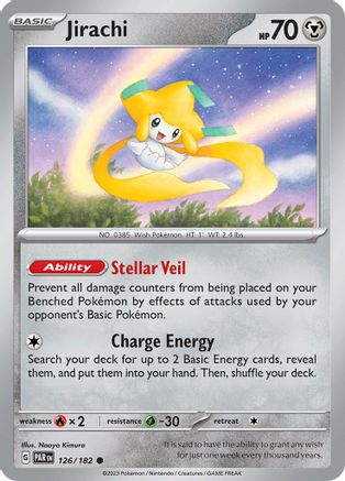 Jirachi (126) [SV04: Paradox Rift] Reverse Holofoil - Deck Out Gaming