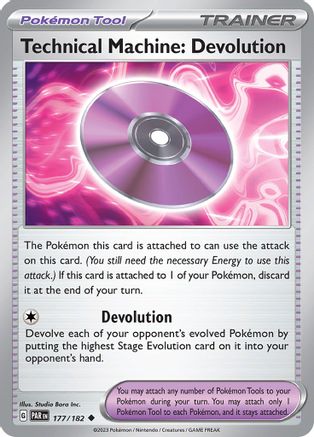 Technical Machine: Devolution (177) [SV04: Paradox Rift] Reverse Holofoil - Deck Out Gaming