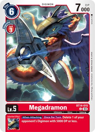 Megadramon (BT14-015) [Blast Ace]