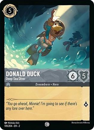 Donald Duck - Deep-Sea Diver (178/204) [Rise of the Floodborn] - Deck Out Gaming