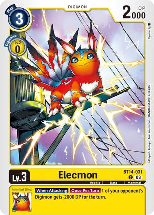 Elecmon (BT14-031) [Blast Ace]