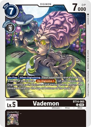Vademon (BT14-065) [Blast Ace]