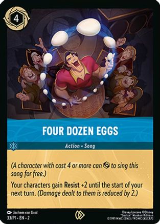 Four Dozen Eggs (33) [Disney Lorcana Promo Cards] Cold Foil - Deck Out Gaming