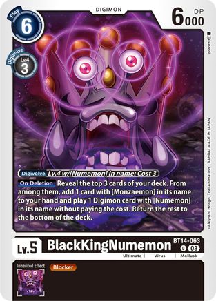 BlackKingNumemon (BT14-063) [Blast Ace]