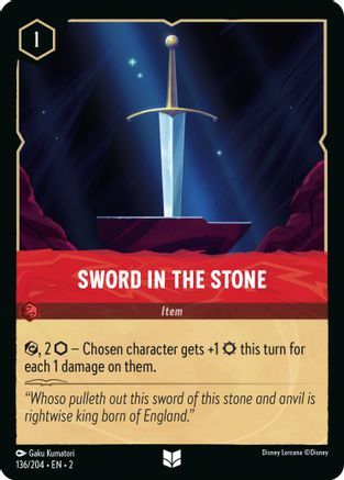 Sword in the Stone (136/204) [Rise of the Floodborn] Cold Foil - Deck Out Gaming