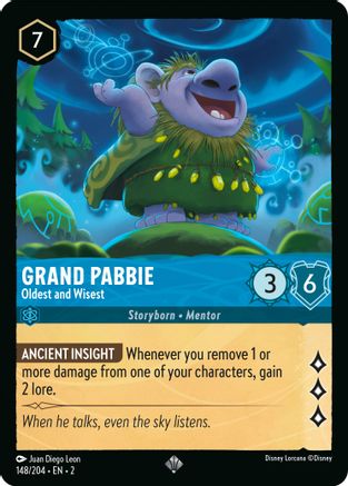 Grand Pabbie - Oldest and Wisest (148/204) [Rise of the Floodborn] - Deck Out Gaming