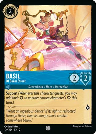 Basil - Of Baker Street (139/204) [Rise of the Floodborn] - Deck Out Gaming
