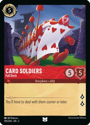 Card Soldiers - Full Deck (105/204) [Rise of the Floodborn] Cold Foil - Deck Out Gaming