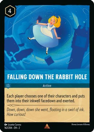 Falling Down the Rabbit Hole (162/204) [Rise of the Floodborn] Cold Foil - Deck Out Gaming