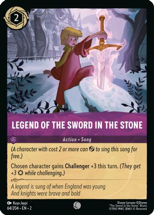 Legend of the Sword in the Stone (64/204) [Rise of the Floodborn] Cold Foil - Deck Out Gaming