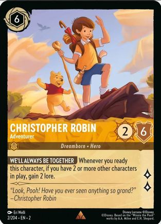 Christopher Robin - Adventurer (2/204) [Rise of the Floodborn] - Deck Out Gaming