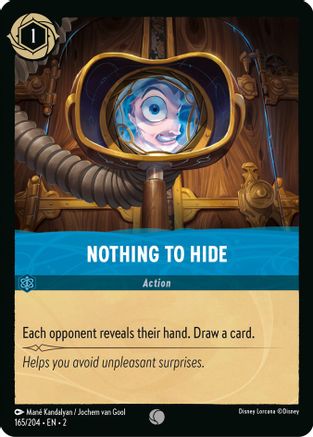 Nothing to Hide (165/204) [Rise of the Floodborn] Cold Foil - Deck Out Gaming