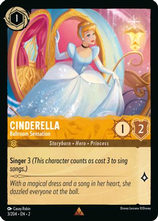 Cinderella - Ballroom Sensation (3/204) [Rise of the Floodborn] Cold Foil - Deck Out Gaming