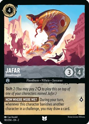 Jafar - Dreadnought (183/204) [Rise of the Floodborn] Cold Foil - Deck Out Gaming