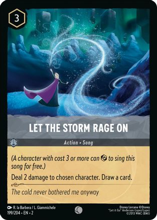 Let the Storm Rage On (199/204) [Rise of the Floodborn] Cold Foil - Deck Out Gaming