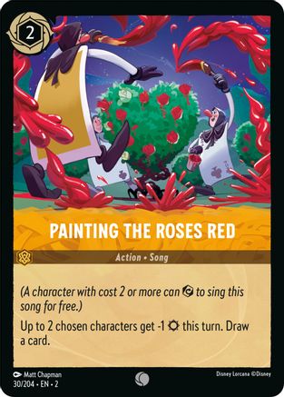 Painting the Roses Red (30/204) [Rise of the Floodborn] Cold Foil - Deck Out Gaming