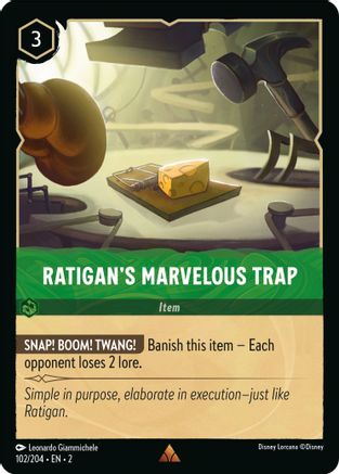 Ratigan's Marvelous Trap (102/204) [Rise of the Floodborn] Cold Foil - Deck Out Gaming