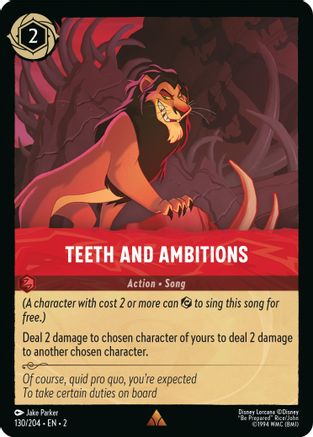 Teeth and Ambitions (130/204) [Rise of the Floodborn] - Deck Out Gaming