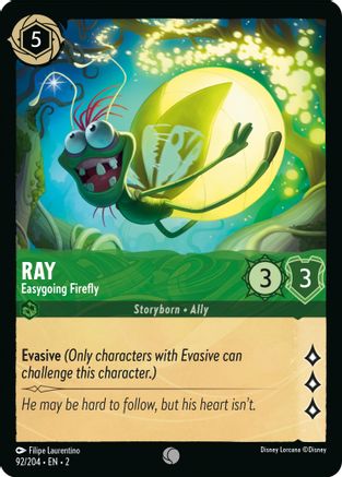 Ray - Easygoing Firefly (92/204) [Rise of the Floodborn] Cold Foil - Deck Out Gaming