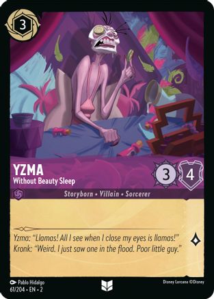 Yzma - Without Beauty Sleep (61/204) [Rise of the Floodborn] Cold Foil - Deck Out Gaming