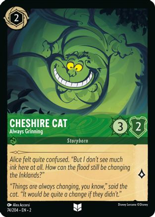 Cheshire Cat - Always Grinning (74/204) [Rise of the Floodborn] - Deck Out Gaming