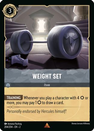 Weight Set (204/204) [Rise of the Floodborn] - Deck Out Gaming