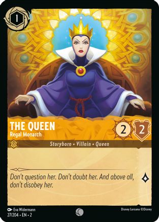 The Queen - Regal Monarch (27/204) [Rise of the Floodborn] - Deck Out Gaming