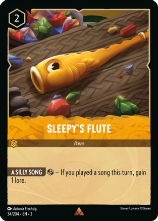 Sleepy's Flute (34/204) [Rise of the Floodborn] Cold Foil - Deck Out Gaming