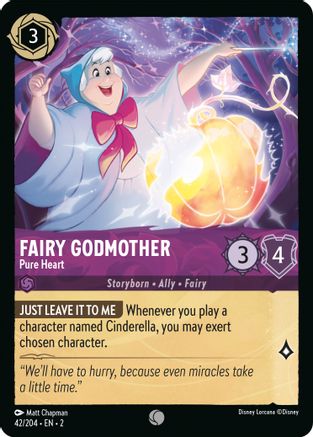 Fairy Godmother - Pure Heart (42/204) [Rise of the Floodborn] Cold Foil - Deck Out Gaming