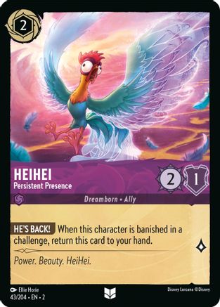 HeiHei - Persistent Presence (43/204) [Rise of the Floodborn] Cold Foil - Deck Out Gaming