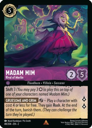 Madam Mim - Rival of Merlin (48/204) [Rise of the Floodborn] - Deck Out Gaming