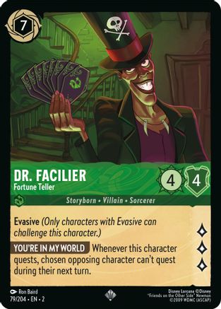 Dr. Facilier - Fortune Teller (79/204) [Rise of the Floodborn] - Deck Out Gaming