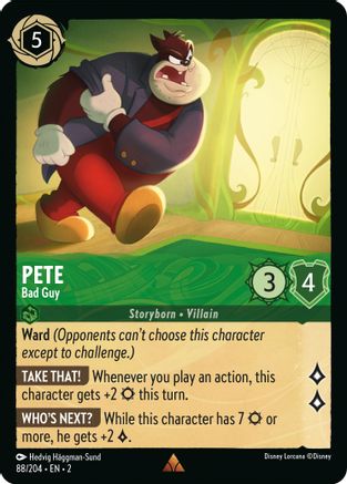 Pete - Bad Guy (88/204) [Rise of the Floodborn] Cold Foil - Deck Out Gaming